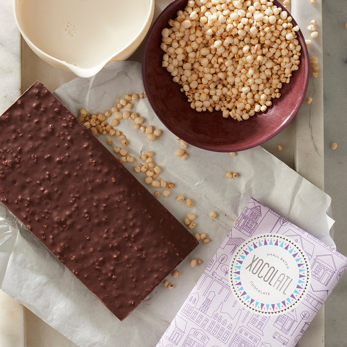 Xocolatl - Crackle & Crunch Quinoa Chocolate Bar