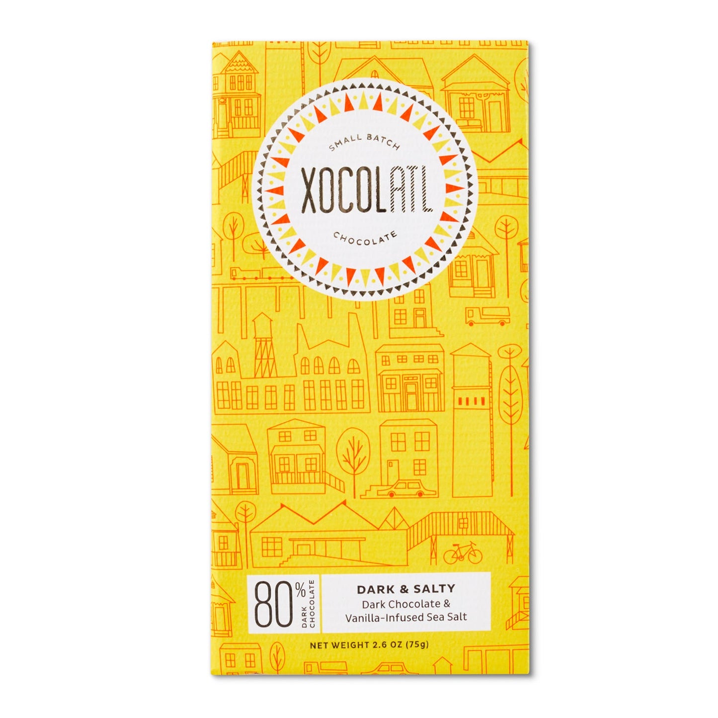 Xocolatl - Dark & Salty Dark Chocolate Sea Salt Bar