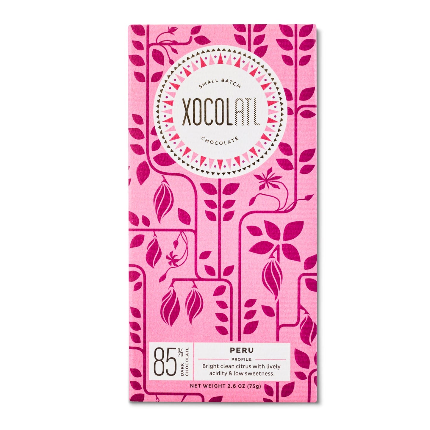 Xocolatl - San Martin De Pangoa, Peru 85% Dark Chocolate