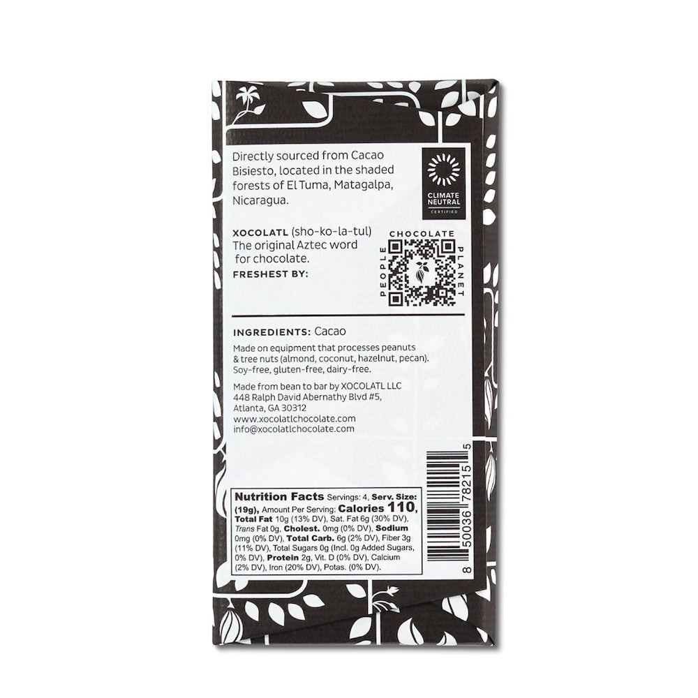 Xocolatl - Pure 100% Dark Chocolate