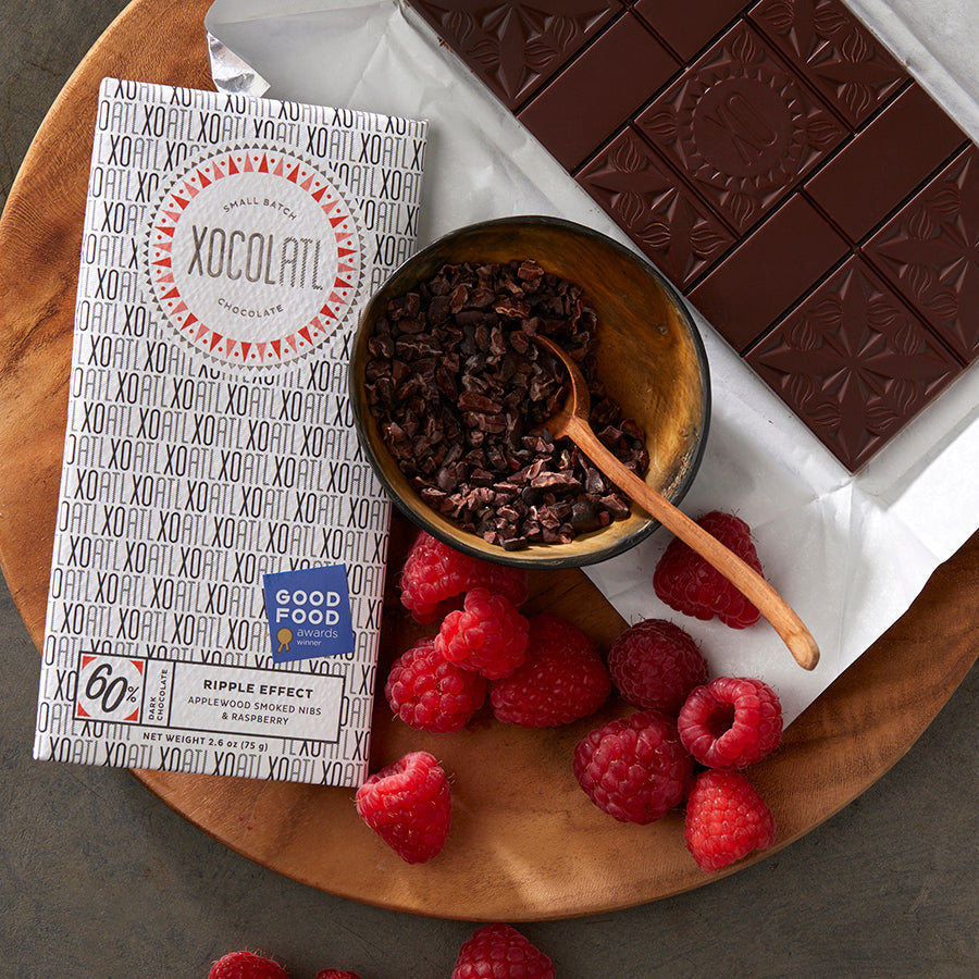 Xocolatl - Ripple Effect Sweet & Smoky Dark Chocolate Bar