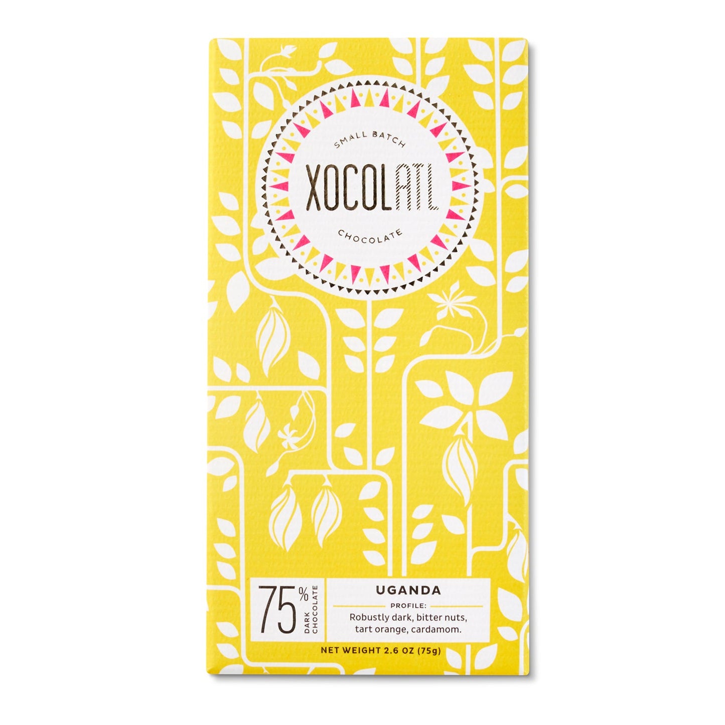 Xocolatl - Semuliki Forest, Uganda 75% Dark Chocolate