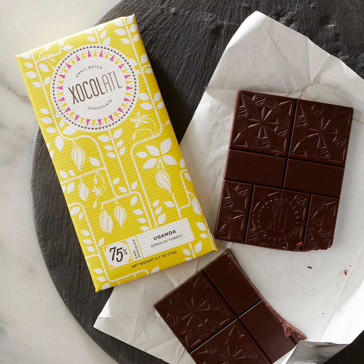 Xocolatl - Semuliki Forest, Uganda 75% Dark Chocolate