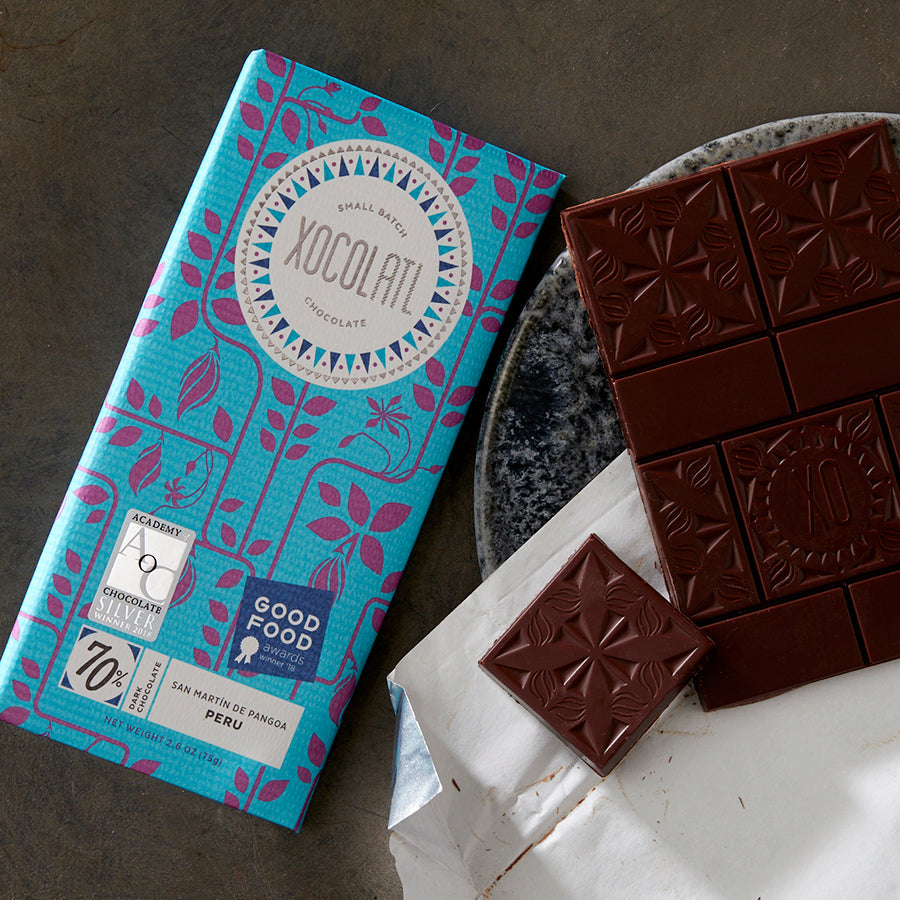 Xocolatl - San Martin De Pangoa, Peru 70% Dark Chocolate Bar